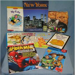 Box of comic books and collectibles magazines