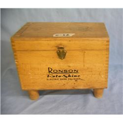 Antique Ronson shoe shine box