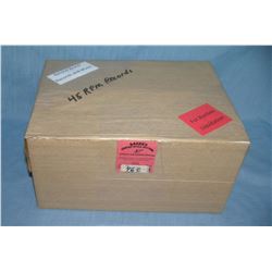 Mystery box marked Record World 45 RPM records