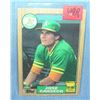 Image 1 : Jose Canseco rookie baseball card