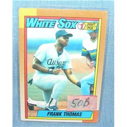 Frank Thomas rookie baseball card