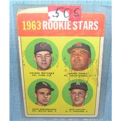 Dave Debusschere rookie baseball card