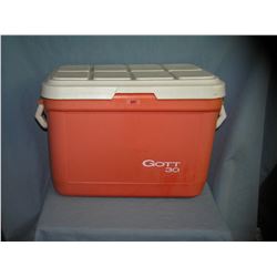 Large Gott number 30 beach or picnic cooler