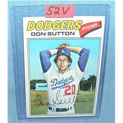 Vintage Don Sutton all star baseball card