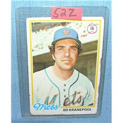 Vintage Ed Kranepool all star baseball card