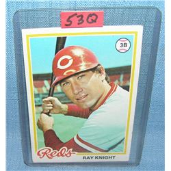 Vintage Ray Knight second year Topps baseball card