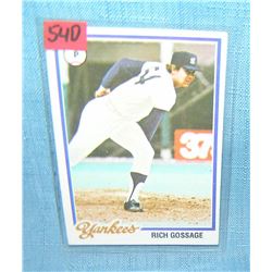 Rich "Goose" Gossage vintage all star baseball card