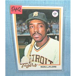 Rod LeFlore vintage all star baseball card