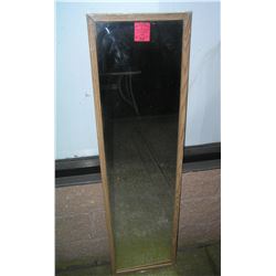 Wall/closet framed mirror