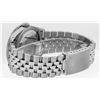 Image 6 : Rolex Mens Stainless Steel Silver Diamond Lugs & Pyramid Bezel Datejust Wristwat