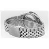 Image 7 : Rolex Mens Stainless Steel Silver Diamond Lugs & Pyramid Bezel Datejust Wristwat