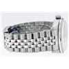 Image 6 : Rolex Mens Stainless Steel Slate Black Diamond & Emerald Datejust Wristwatch