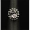 Image 9 : 5.18 ctw Morganite and Diamond Ring - 14KT White Gold