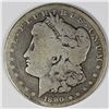 Image 1 : 1890-CC MORGAN SILVER DOLLAR