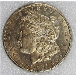 1887-S MORGAN SILVER DOLLAR