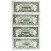 Image 2 : (4) 1950-D $5.00 FEDERAL RESERVE NOTES