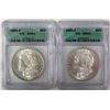 Image 1 : TWO 1883-O MORGAN SILVER DOLLARS