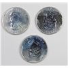 Image 2 : THREE CANADA SILVER MAPLE LEAFS