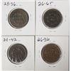 Image 2 : FOUR U.S. LARGE CENTS: