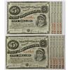 Image 1 : TWO 1879 LOUISIANA "BABY BONDS" $5.00
