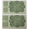 Image 2 : TWO 1879 LOUISIANA "BABY BONDS" $5.00