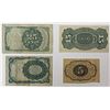 Image 2 : FOUR PCS. FRACTIONAL CURRENCY: