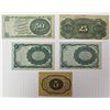 Image 2 : FIVE PCS. FRACTIONAL CURRENCY: