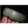 Image 2 : 4 7/8" 3/4 Groove Green Stone Axe, Great