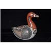 Image 1 : 8" x 8" Pottery Painted Goose, Tony La Sal, Mexico
