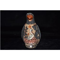 Vintage Tolana Penguin, Hand Painted, Mexico Folk Art