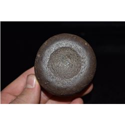 2 1/2" Discoidal, Purpleish Quartzite, Illinois