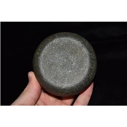 3 1/2" Greenish Color Jersey Bluff Discoidal, Jersey