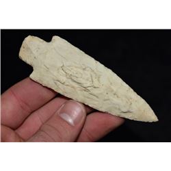 4 1/8" Stone Square Stem Point Pettis Co, MO Motley COA