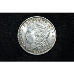 High Grade 1896 Morgan Silver Dollar, Grade from Photos