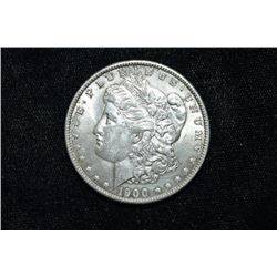 High Grade 1900 Morgan Silver Dollar, Grade from Photos