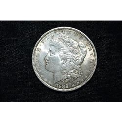 High Grade 1889 Morgan Silver Dollar, Grade from Photos