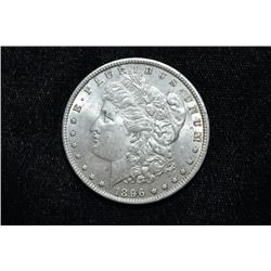 High Grade 1896 Morgan Silver Dollar, Grade from Photos