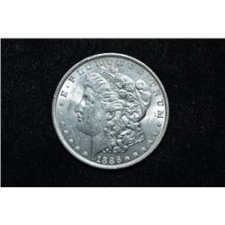 High Grade 1886 Morgan Silver Dollar, Grade from Photos