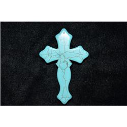 3" Turquois Cross