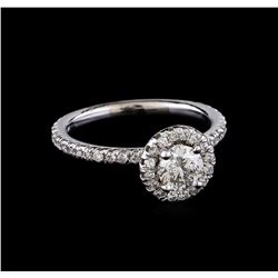 1.08 ctw Diamond Ring - 14KT White Gold