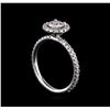 Image 4 : 1.08 ctw Diamond Ring - 14KT White Gold