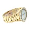 Image 4 : Rolex Mens 18K Yellow Gold 4.0 ctw Diamond Day Date President Wristwatch With Bo