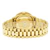 Image 7 : Rolex Mens 18K Yellow Gold 4.0 ctw Diamond Day Date President Wristwatch With Bo