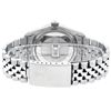 Image 8 : Rolex Mens Stainless Steel Slate Grey Diamond & Emerald Datejust Wristwatch