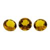 Image 1 : 13.21 ctw.Natural Round Cut Citrine Quartz Parcel of Three