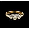 Image 2 : 14KT Yellow Gold 0.97 ctw Diamond Ring