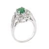 Image 4 : 1.67 ctw Emerald and Diamond Ring - 14KT White Gold