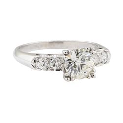 1.28 ctw Diamond Ring - 14KT White Gold