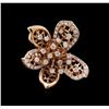 Image 2 : 14KT Rose Gold 1.29 ctw Diamond Ring