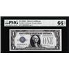 Image 1 : 1928A $1 Funnyback Silver Certificate Note Fr.1601 PMG Gem Uncirculated 66EPQ
